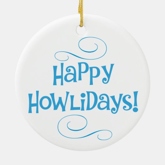 Kerstterger Keramisch Ornament (Achterkant)