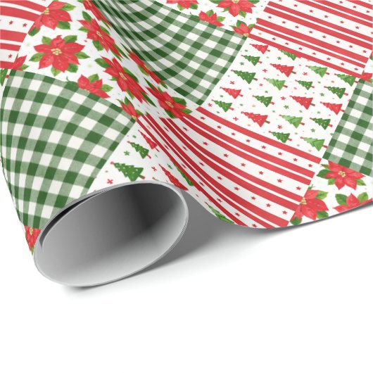Kersttexturen Cadeaupapier (Rol Hoek)