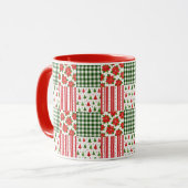 Kersttexturen Mok (Voorkant links)