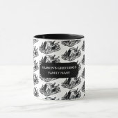 kerstThanksgiving  Turkije - Aangepaste naam Mok (Midden)