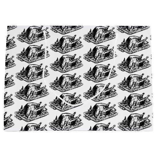 KerstThanksgiving  Turkije Groot Cadeauzakje (Voorkant)