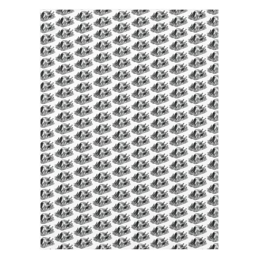 KerstThanksgiving  Turkije Tafelkleed (Voorkant)