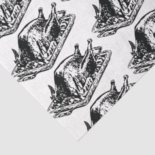 KerstThanksgiving  Turkije Tissuepapier (Detail)