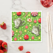 Kerstthee feest servetten (Insitu)