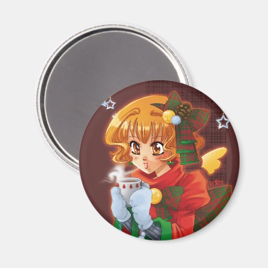 kerstthee magneet (Voorkant / Achterkant)