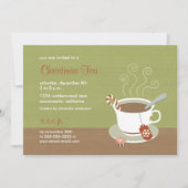 kerstthee met vakantiethee kaart (Voorkant)