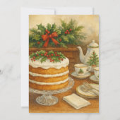 Kerstthee / Theetijd  Kaart (Achterkant)