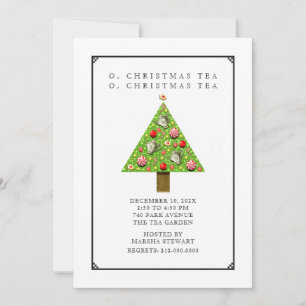 Kerstthee uitnodigingen