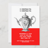 Kerstthee uitnodigingen (Voorkant)