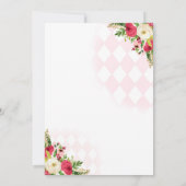 kerstthee voor drie partijen kaart (Achterkant)