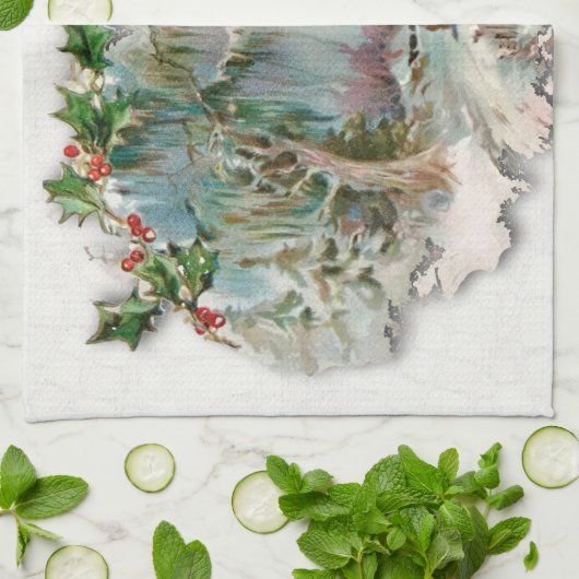 Kersttheedoeken Theedoek (Gevouwen)