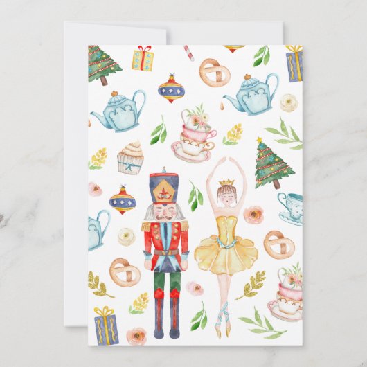 kersttheefeest kaart (Achterkant)