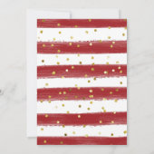 kersttheefeestje Birthday Girl Par-tea Kaart (Achterkant)