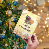 Kersttheerthee Sinaasappel Holly Berry Cinnamon Gr Feestdagenkaart