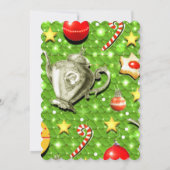 kersttheeuitnodiging kaart (Achterkant)