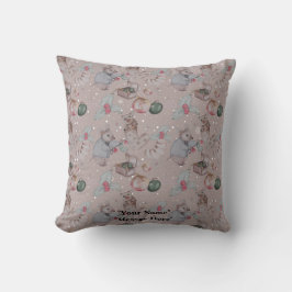 Kerstthema baby fleece deken kussen
