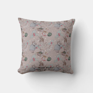 Kerstthema baby fleece deken kussen