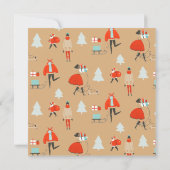 Kerstthema Birthday via e-mail uitnodiging (Achterkant)