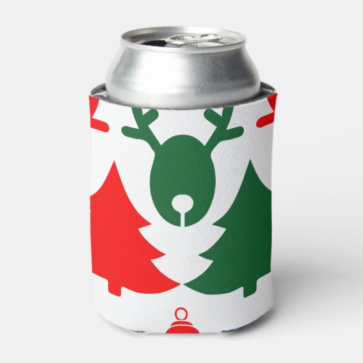 Kerstthema Blikjeskoeler (Blikje Voorkant)