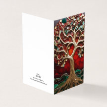 Kerstthema Boom Vitrail Mozaïek gebroken glas