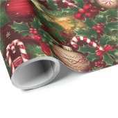 kerstthema cadeaupapier (Rol Hoek)