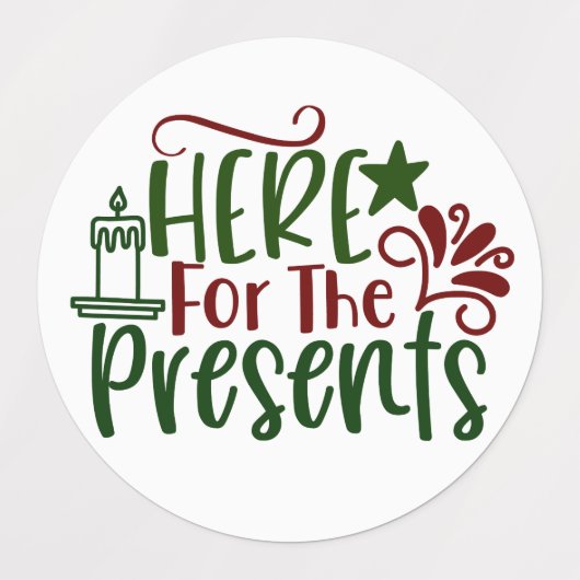 Kerstthema: Combo Labels (Design 1)