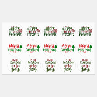 Kerstthema: Combo Labels