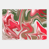 Kerstthema: De combinatie van geluk Inpakpapier Vel (Voorkant 3)