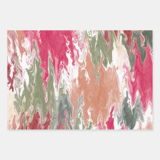 Kerstthema: De combinatie van geluk Inpakpapier Vel (Voorkant 2)