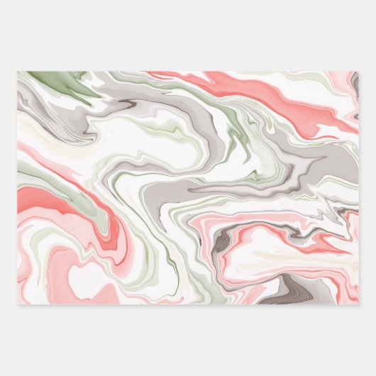 Kerstthema: De combinatie van geluk Inpakpapier Vel (Voorkant)