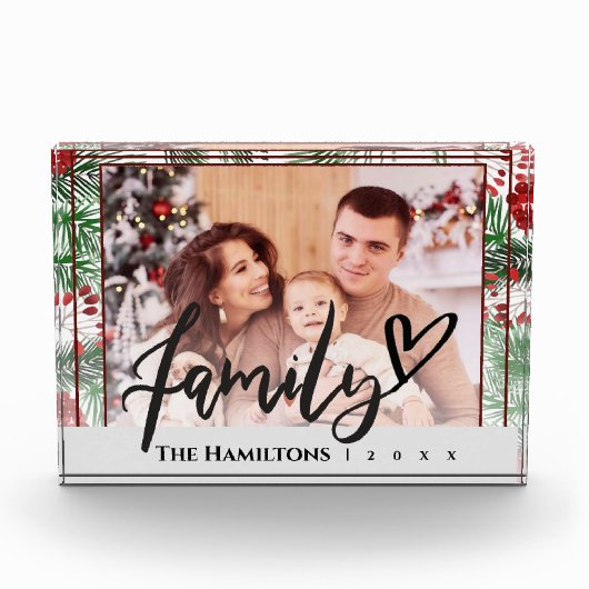 Kerstthema | Familie | Fotoblok (Voorkant)