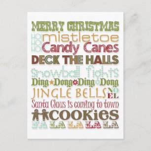 kerstthema feestdagenkaart