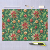 Kerstthema Feestelijke kleurrijke patroon Tissuepapier (Craft)