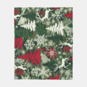 KERSTTHEMA FLEECE DEKEN (Voorkant)