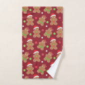 kerstthema Gingerbrood Bad Handdoek (Handdoek)
