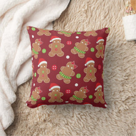 kerstthema Gingerbrood Kussen