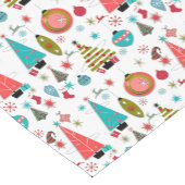 Kerstthema halverwege de eeuw korte tafelloper (Hoek)