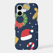 Kerstthema iPhone Case