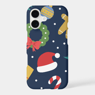 Kerstthema iPhone Case