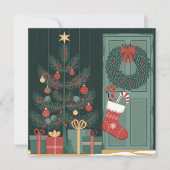 Kerstthema Kaart (Voorkant)