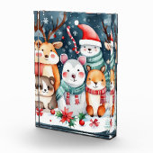 Kerstthema Kerst schattige dieren Fotoblokken (Rechts)