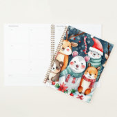 Kerstthema Kerst schattige dieren Planner (Display)