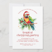 Kerstthema Kerstfeest Cocktail Party Dank u Bedankkaart (Voorkant)