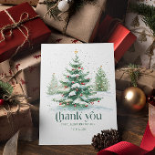 Kerstthema Kerstwensen Retro Typografie Bedankkaart