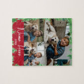 Kerstthema Leuke Pet Photo Collage Legpuzzel (Horizontaal)