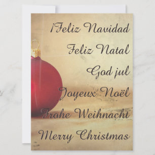 Kerstthema met kerstbal