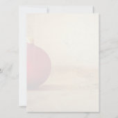 Kerstthema met kerstbal (Achterkant)