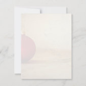 Kerstthema met kerstbal (Achterkant)