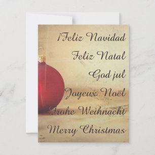 Kerstthema met kerstbal