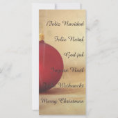 Kerstthema met kerstbal (Voorkant)